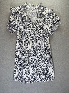 Patty Kim St. Martin Dress in Navy Veneto